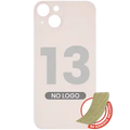 Back Glass With 3M Adhesive For iPhone 13 (No Logo / Large Camera Hole) (Pink)