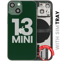 Back Housing W/ Charging Port Flex & Small Parts For iPhone 13 Mini (EU / Global Version) (Used OEM Pull: Grade C) (Green)