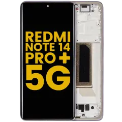 OLED Assembly With Frame For Xiaomi Redmi Note 14 Pro Plus 5G (Refurbished) (Lavender Purple)