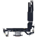 Charging Port Flex Cable For iPhone 16 (US Version) (Genuine OEM) (Black)