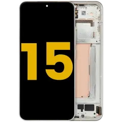 OLED Assembly With Frame For Xiaomi 15 (Refurbished) (Green)