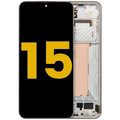 OLED Assembly With Frame For Xiaomi 15 (Refurbished) (Liquid Silver)