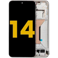 OLED Assembly With Frame For Xiaomi 14 (Refurbished) (White)