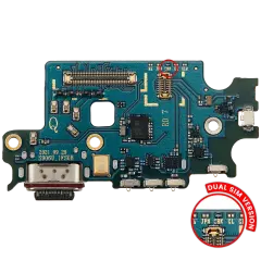 Charging Port Board With Sim Card Reader For Samsung Galaxy S22 Plus 5G (S9060) (Dual Sim Version) (Premium)
