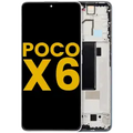 OLED Assembly With Frame For Xiaomi Poco X6 (Refurbished) (Blue)