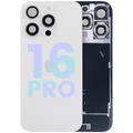 Back Glass w/ MagSafe Magnet & NFC & Flashlight Flex For iPhone 16 Pro (Service Pack) (White Titanium)