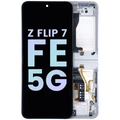 Inner OLED Assembly With Frame For Samsung Galaxy Z Flip 7 FE 5G (Service Pack) (White)