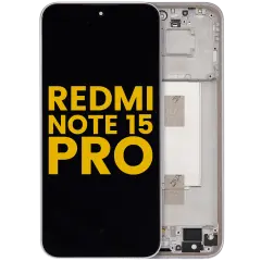 OLED Assembly With Frame For Xiaomi Redmi Note 15 Pro 5G (Refurbished) (Titanium Color)