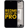 OLED Assembly With Frame For Xiaomi Redmi Note 15 Pro 5G (Refurbished) (Black)