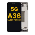OLED Assembly With Frame For Samsung Galaxy A36 5G (A366 / 2025) (Refurbished) (Black)