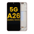 OLED Assembly With Frame For Samsung Galaxy A26 5G (A266 / 2025) (Refurbished) (Peach Pink)