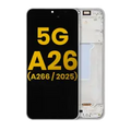 OLED Assembly With Frame For Samsung Galaxy A26 5G (A266 / 2025) (Refurbished) (White)