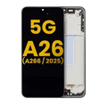 OLED Assembly With Frame For Samsung Galaxy A26 5G (A266 / 2025) (Refurbished) (Black)