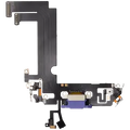 Charging Port Flex Cable For iPhone 12 Mini (Aftermarket Plus) (Purple)
