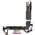Charging Port Flex Cable For iPhone 16 (Aftermarket Plus) (Pink)