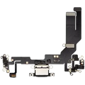 Charging Port Flex Cable For iPhone 16e / 17e (Aftermarket Plus) (Black)