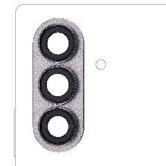 Back Camera Lens With Bezel Ring For Samsung Galaxy Z Fold 7 (Silver Shadow)