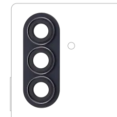 Back Camera Lens With Bezel Ring For Samsung Galaxy Z Fold 7 (Jet Black)
