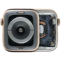 Housing Assembly Compatible For Watch Series 4 (44MM) (Used OEM Pull: Grade A) (Stainless / Gold)
