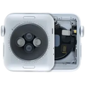 Housing Assembly Compatible For Watch Series 2 (38MM) (Used OEM Pull: Grade A) (Cellular Version) (Aluminum / Silver)