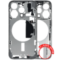 Mid-Frame Housing W/ Small Parts For iPhone 15 Pro (EU / Global Version) (Used OEM Pull: Grade B) (White Titanium)