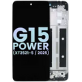 LCD Assembly With Frame For Motorola Moto G15 Power (XT2521-5 /2025) (Genuine OEM) (All Colors)