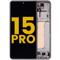 OLED Assembly With Frame For Xiaomi 15 Pro (Refurbished) (Black)