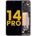 OLED Assembly With Frame For Xiaomi 14 Pro (Refurbished) (Titanium)