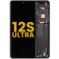 OLED Assembly With Frame For Xiaomi 12S Ultra (Refurbished) (Black)