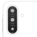 Back Camera Lens (Glass Only) With Adhesive For Samsung Galaxy A17 4G (A175 / 2025) / A17 5G (A176 / 2025) (2 Piece Set) (Premium)
