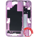 Mid-Frame Housing W/ Small Parts For iPhone 16 (EU / Global Version) (Used OEM Pull: Grade B) (Pink)