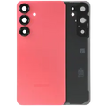 Back Cover Glass With Camera Lens For Samsung Galaxy S25 Plus 5G (Service Pack) (Coral Red)