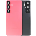 Back Cover Glass With Camera Lens For Samsung Galaxy S25 5G (Service Pack) (Coral Red)