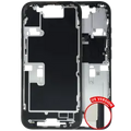 Mid-Frame Housing W/ Small Parts For iPhone 16 Pro (US Version) (Used OEM Pull: Grade C) (Black Titanium)