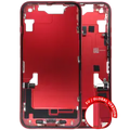 Mid-Frame Housing W/ Charging Port Flex & Small Parts For iPhone 14 (EU / Global Version) (Used OEM Pull: Grade A) (Red)