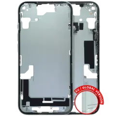 Mid-Frame Housing W/ Small Parts For iPhone 15 (EU / Global Version) (Used OEM Pull: Grade C) (Green)
