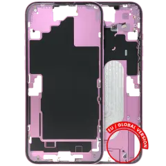 Mid-Frame Housing W/ Small Parts For iPhone 16 Plus (US Version) (Used OEM Pull: Grade B) (Pink)