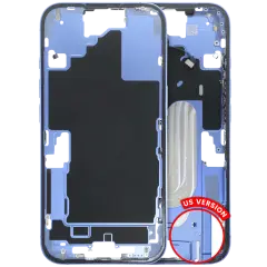 Mid-Frame Housing W/ Small Parts For iPhone 16 (US Version) (Used OEM Pull: Grade C) (Ultramarine)
