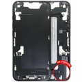 Mid-Frame Housing W/ Charging Port Flex & Small Parts For iPhone 16e / 17e (US Version) (Used OEM Pull: Grade A) (Black)