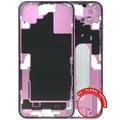 Mid-Frame Housing W/ Small Parts For iPhone 16 Plus (US Version) (Used OEM Pull: Grade C) (Pink)
