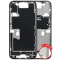 Mid-Frame Housing W/ Small Parts For iPhone 16 Pro (US Version) (Used OEM Pull: Grade C) (White Titanium)