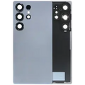 Back Cover Glass With Camera Lens For Samsung Galaxy S25 Ultra 5G (Service Pack) (Titanium Silver Blue)