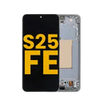 OLED Assembly With Frame For Samsung Galaxy S25 FE 5G (US & International Version) (Refurbished) (Jetblack)