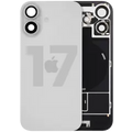 Back Glass w/ MagSafe Magnet & NFC & Flashlight Flex For iPhone 17 (Used OEM Pull: Grade A) (White)