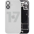 Back Glass w/ MagSafe Magnet & NFC & Flashlight Flex For iPhone 17 (Used OEM Pull: Grade B) (White)