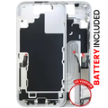 Back Housing Including Battery For iPhone 17 (Genuine OEM) (US Version) (White)