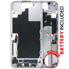 Back Housing Including Battery For iPhone 17 (Genuine OEM) (US Version) (Lavender)