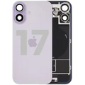 Back Glass w/ MagSafe Magnet & NFC & Flashlight Flex Compatible For iPhone 17 (Used OEM Pull: Grade A) (Lavender)