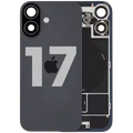 Back Glass w/ MagSafe Magnet & NFC & Flashlight Flex Compatible For iPhone 17 (Used OEM Pull: Grade A) (Black)