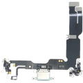 Charging Port Flex Cable With Board For iPhone 15 Plus (Genuine OEM) (Green)